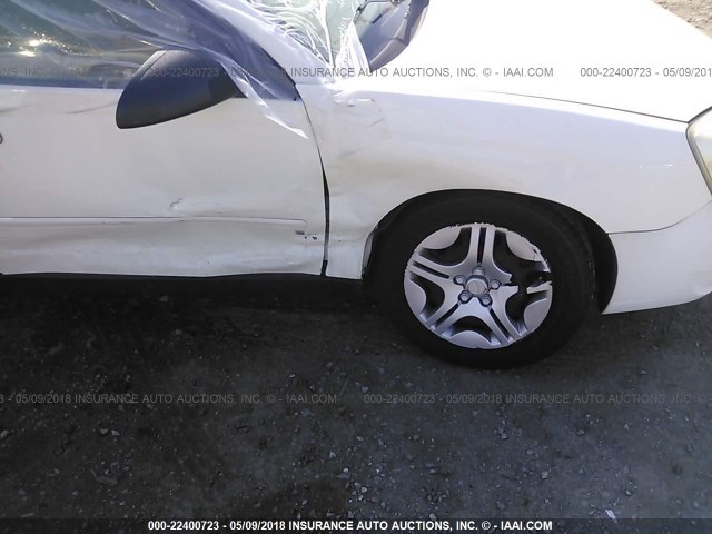 1G1ZS53846F137120 - 2006 CHEVROLET MALIBU LS 白色 照片 6