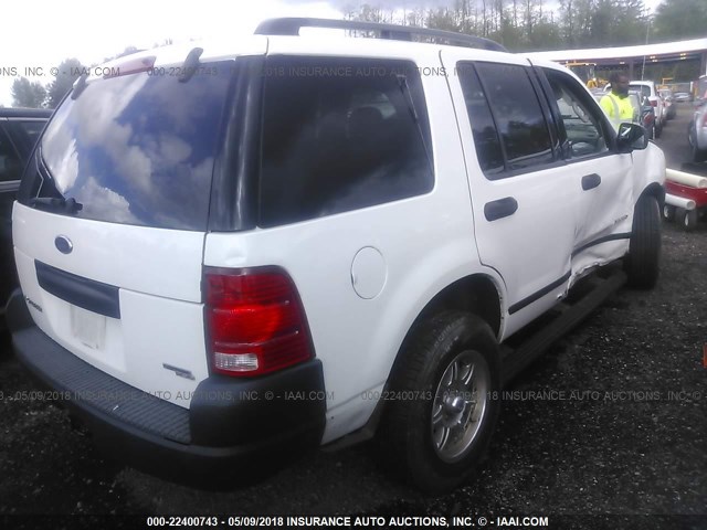 1FMDU72K05UA28843 - 2005 FORD EXPLORER XLS/XLS SPORT WHITE photo 4