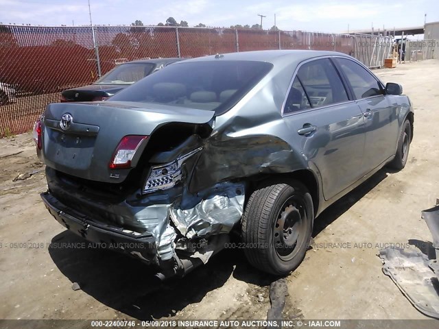 4T1BF3EK5BU714572 - 2011 TOYOTA CAMRY SE/LE/XLE GREEN photo 4