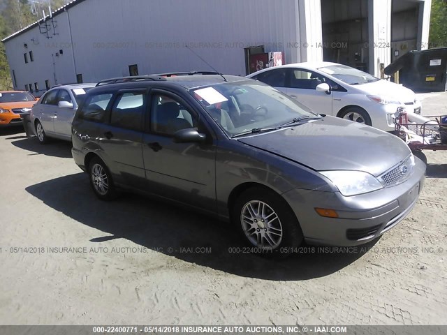 1FAFP36N15W287496 - 2005 FORD FOCUS ZXW GRAY photo 1