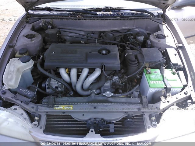 2T1BR12E1YC295527 - 2000 TOYOTA COROLLA VE/CE/LE 锡色 照片 10
