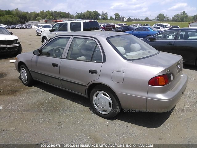 2T1BR12E1YC295527 - 2000 TOYOTA COROLLA VE/CE/LE 锡色 照片 3