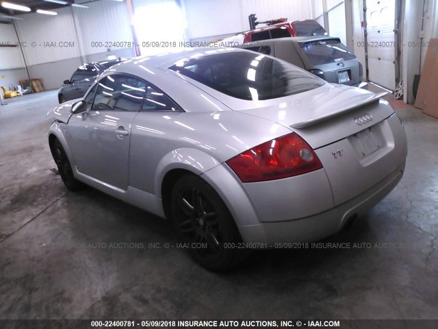 TRUSC28N841023320 - 2004 AUDI TT SILVER photo 3