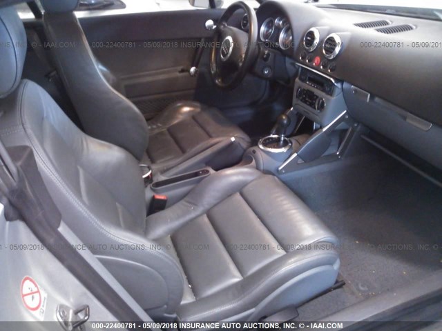 TRUSC28N841023320 - 2004 AUDI TT SILVER photo 5