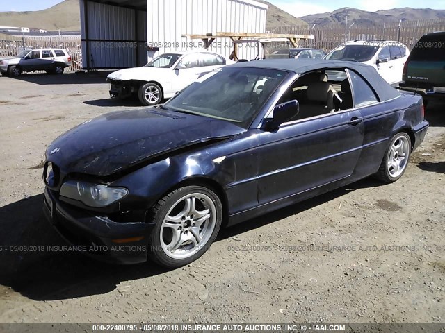 WBABW53415PL49800 - 2005 BMW 330 CI BLUE photo 2