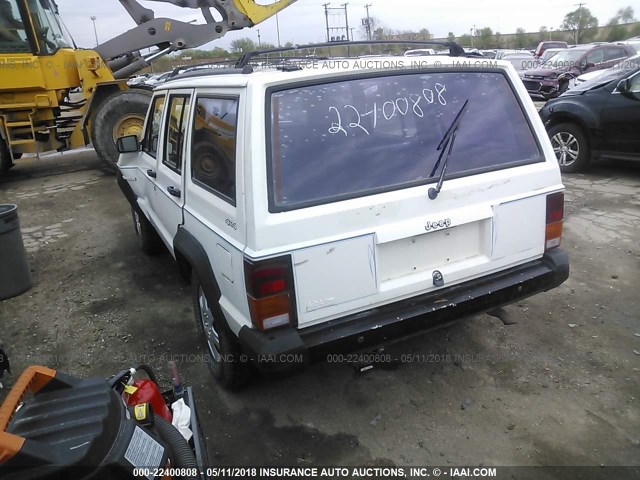 1J4FJ28S8TL280515 - 1996 JEEP CHEROKEE SE WHITE photo 3