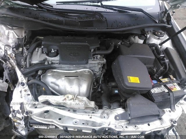 4T4BF1FK4CR195928 - 2012 TOYOTA CAMRY SE/LE/XLE 银色 照片 10