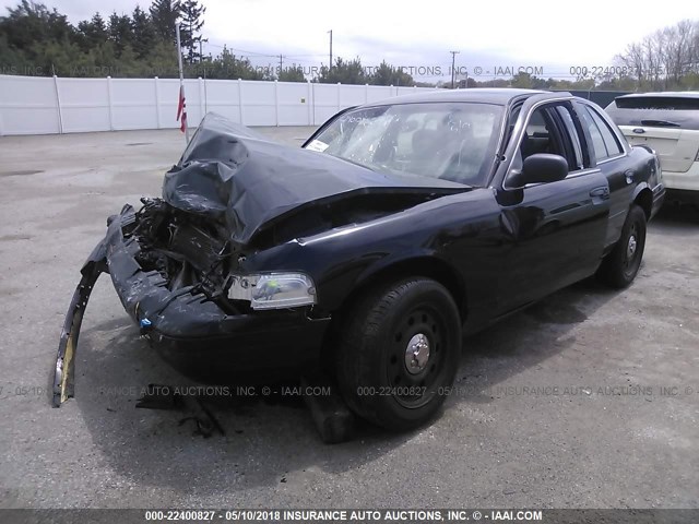 2FAHP71V28X167934 - 2008 FORD CROWN VICTORIA POLICE INTERCEPTOR BLACK photo 2