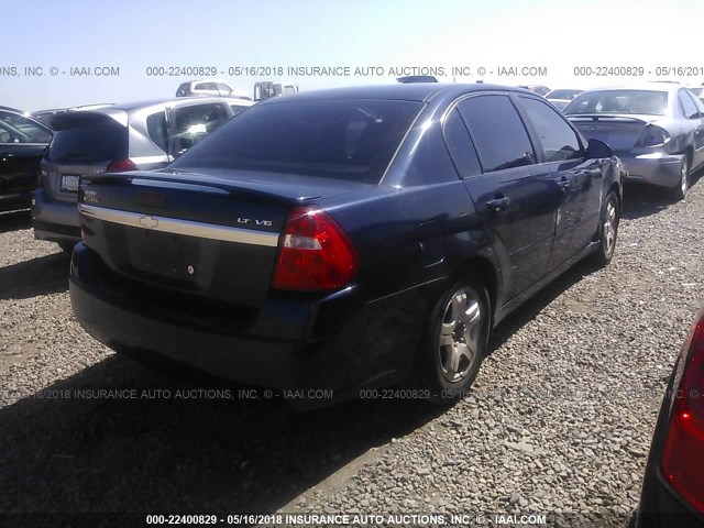 1G1ZU54814F122807 - 2004 CHEVROLET MALIBU LT Dark Blue photo 4