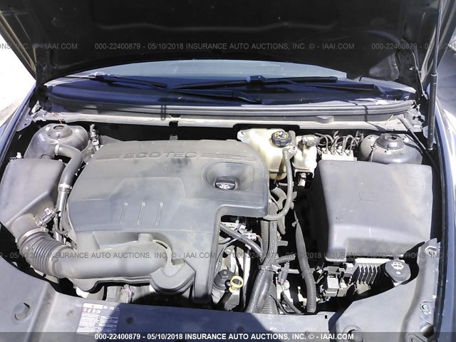 1G1ZC5E02CF201056 - 2012 CHEVROLET MALIBU 1LT შავი ფოტო 10
