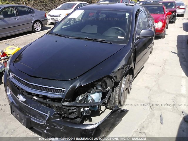 1G1ZC5E02CF201056 - 2012 CHEVROLET MALIBU 1LT შავი ფოტო 2
