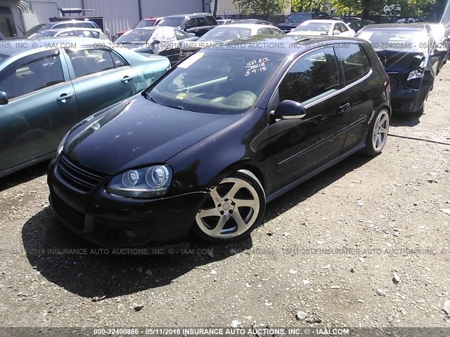 WVWFV71KX6W138218 - 2006 VOLKSWAGEN NEW GTI BLACK photo 2