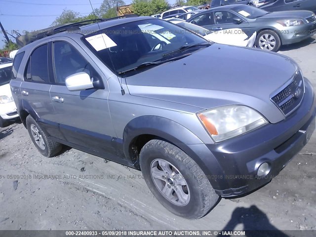 KNDJC733X35099833 - 2003 KIA SORENTO EX/LX SILVER photo 1