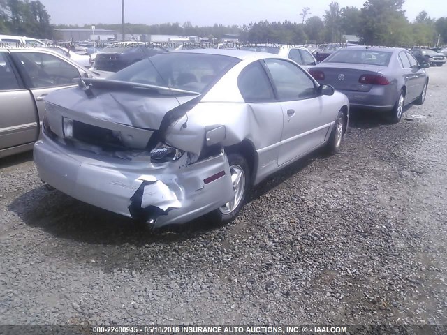 1G2JB12F537105171 - 2003 PONTIAC SUNFIRE SILVER photo 4