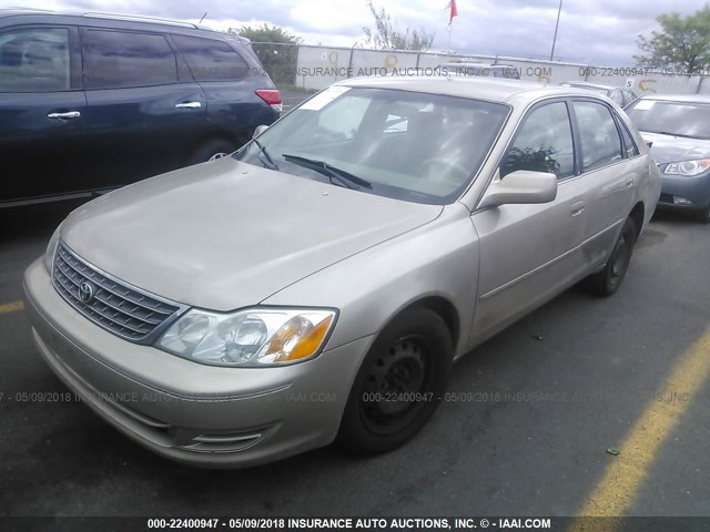 4T1BF28B13U271294 - 2003 TOYOTA AVALON XL/XLS GOLD photo 2