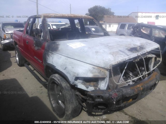 1B7HC13Z41J616306 - 2001 DODGE RAM 1500 RED photo 1