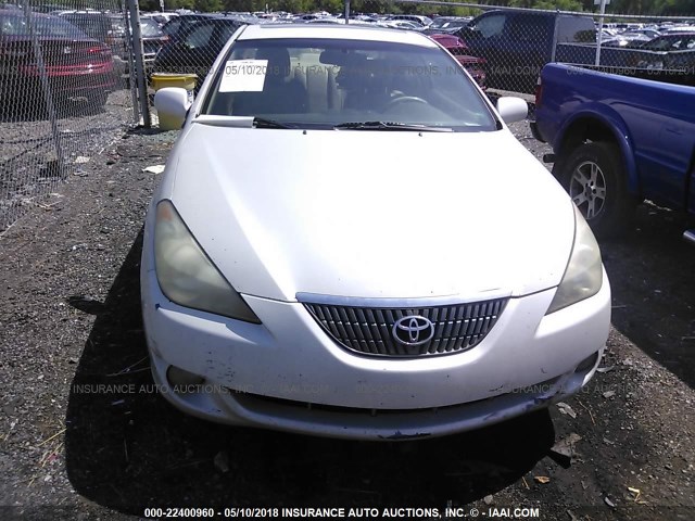 4T1CA30P76U091368 - 2006 TOYOTA CAMRY SOLARA SE/SLE WHITE photo 6