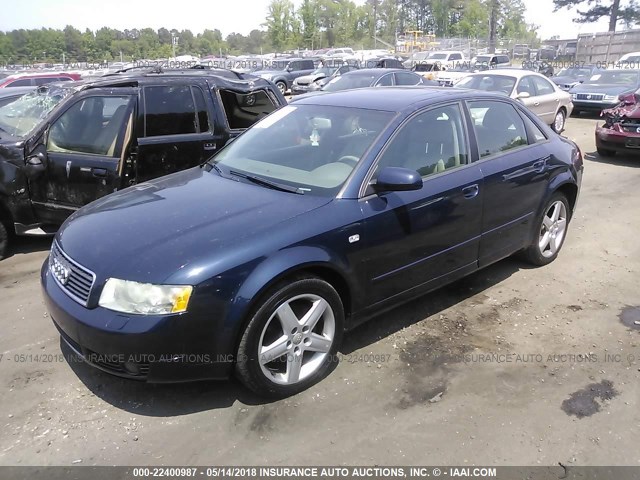 WAULC68E55A104974 - 2005 AUDI A4 1.8T QUATTRO/SPECIAL Dark Blue photo 2