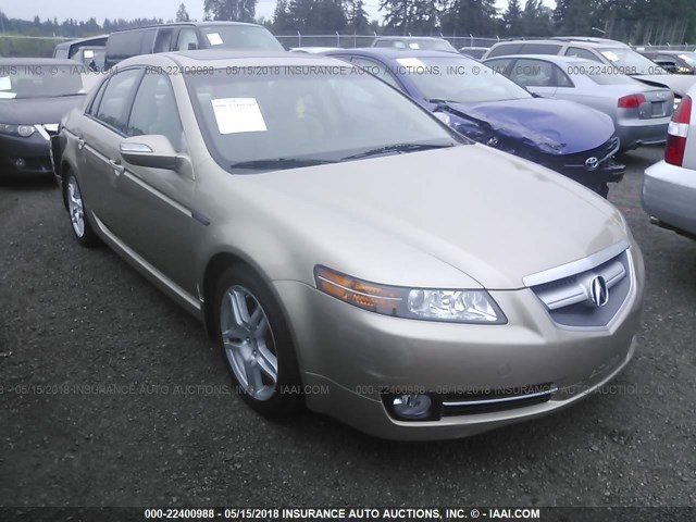 19UUA66207A043706 - 2007 ACURA TL TAN photo 1