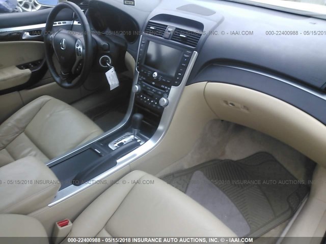 19UUA66207A043706 - 2007 ACURA TL TAN photo 5