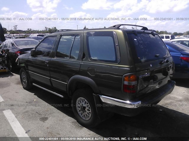 JN8AR05S9WW242624 - 1998 NISSAN PATHFINDER XE/LE GREEN photo 3