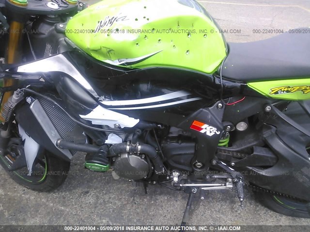 JKBZXJE10FA015827 - 2015 KAWASAKI ZX636 E GREEN photo 9