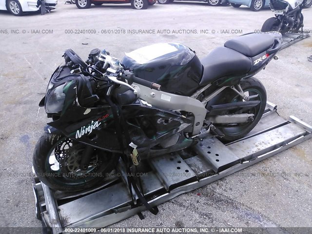 JKAZX4J121A031189 - 2001 KAWASAKI ZX600 J1 BLACK photo 2