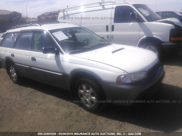 4S3BG6856W7627132 - 1998 SUBARU LEGACY 30TH ANN OUTBACK/LTD/SPT WHITE photo 1