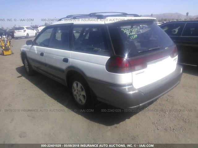 4S3BG6856W7627132 - 1998 SUBARU LEGACY 30TH ANN OUTBACK/LTD/SPT WHITE photo 3