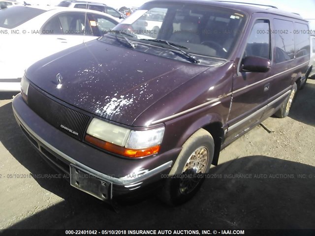 1C4GH54L2SX599809 - 1995 CHRYSLER TOWN & COUNTRY  MAROON photo 2