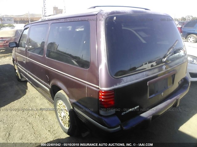 1C4GH54L2SX599809 - 1995 CHRYSLER TOWN & COUNTRY  MAROON photo 3