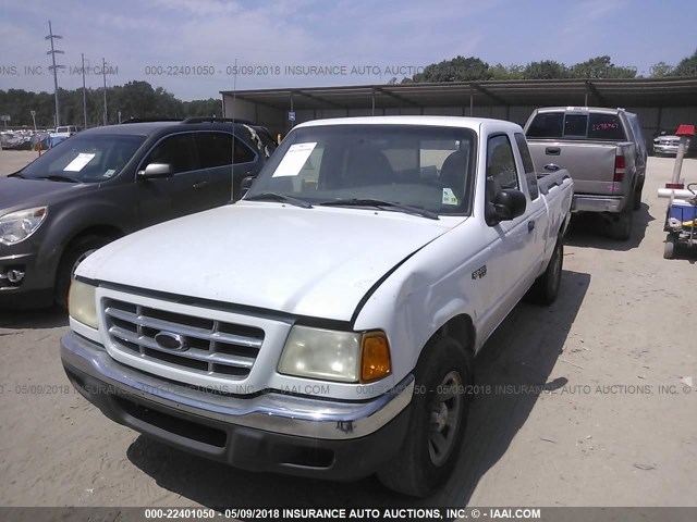 1FTYR14E91PA70707 - 2001 FORD RANGER SUPER CAB WHITE photo 6