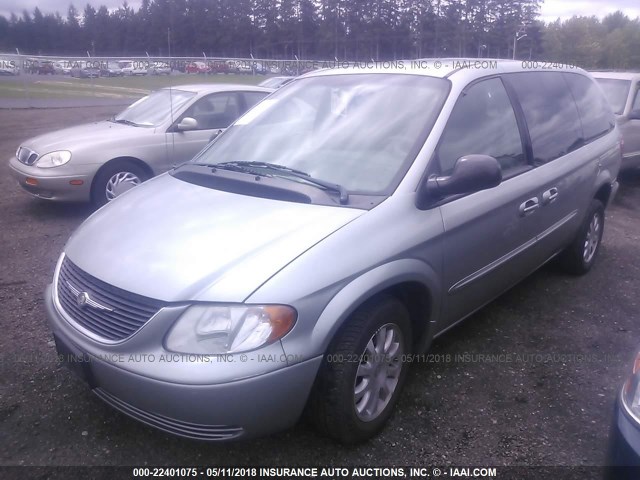 2C4GP44L63R278918 - 2003 CHRYSLER TOWN & COUNTRY LX GRAY photo 2