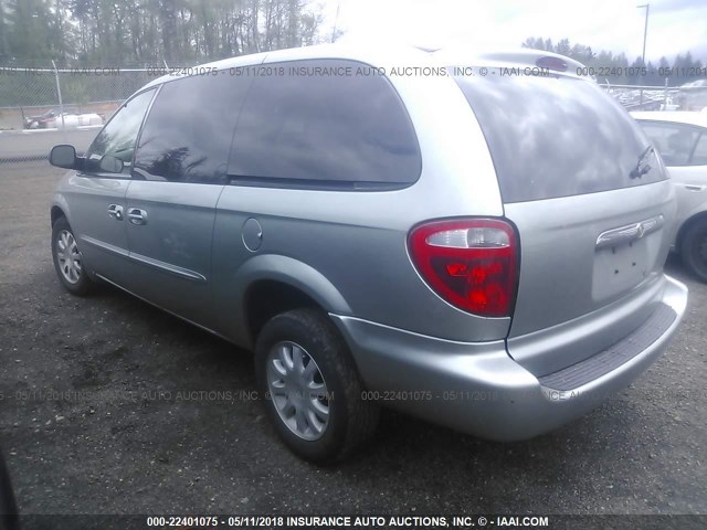 2C4GP44L63R278918 - 2003 CHRYSLER TOWN & COUNTRY LX GRAY photo 3