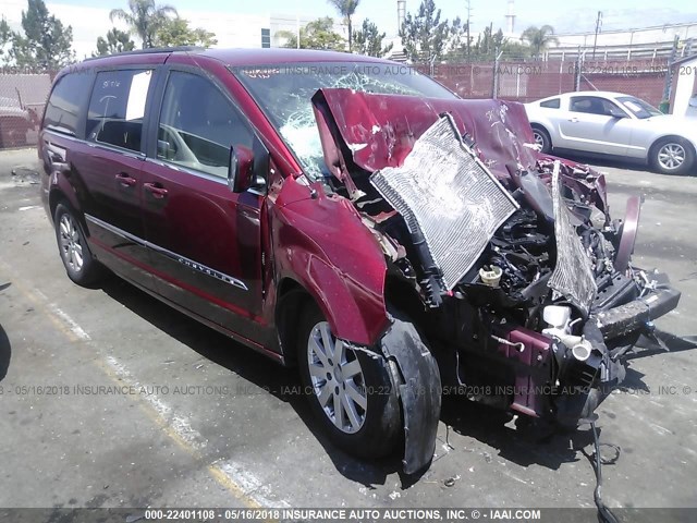 2C4RC1BG8CR226876 - 2012 CHRYSLER TOWN & COUNTRY TOURING RED photo 1