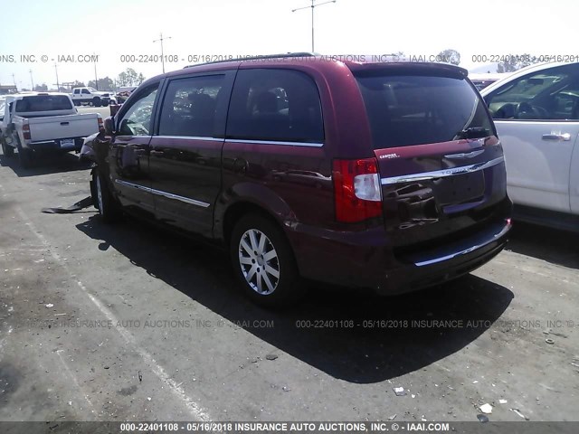 2C4RC1BG8CR226876 - 2012 CHRYSLER TOWN & COUNTRY TOURING RED photo 3