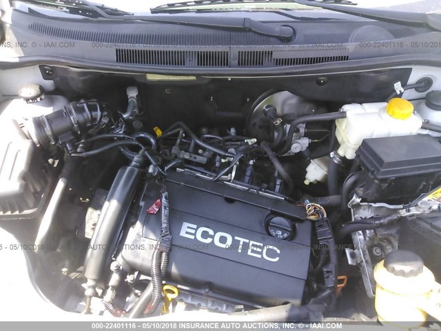 KL1TD56E39B383541 - 2009 CHEVROLET AVEO LS/LT 银色 照片 10