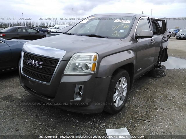 2GKALMEK6C6305998 - 2012 GMC TERRAIN SLE GRAY photo 2