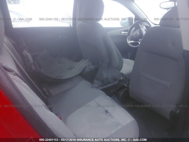 1G1JA6SG2D4191152 - 2013 CHEVROLET SONIC LS 红色 照片 8