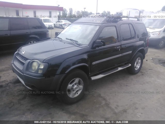 5N1ED28Y32C582575 - 2002 NISSAN XTERRA XE/SE BLACK photo 2