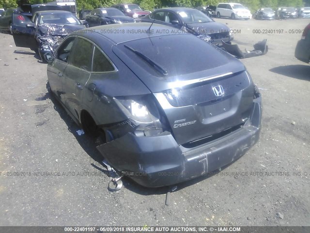 5J6TF3H57CL006453 - 2012 HONDA CROSSTOUR EXL GRAY photo 3