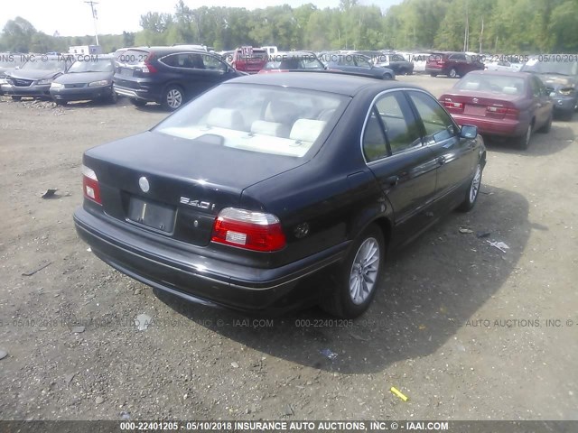 WBADN63431GM72039 - 2001 BMW 540 I AUTOMATIC أسود صورة 4