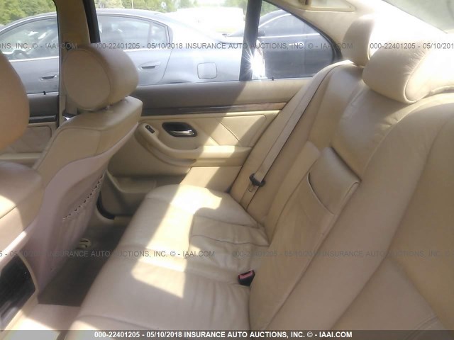 WBADN63431GM72039 - 2001 BMW 540 I AUTOMATIC أسود صورة 8