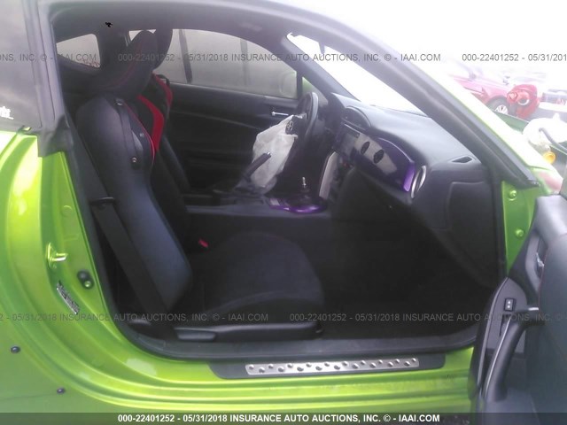 JF1ZNAA18D1712347 - 2013 TOYOTA SCION FR-S GREEN photo 5