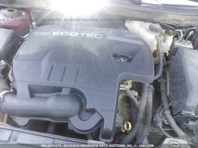1G2ZG57B694163110 - 2009 PONTIAC G6 MAROON photo 10