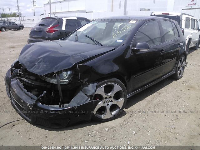 WVWHV71K98W216502 - 2008 VOLKSWAGEN GTI BLACK photo 2