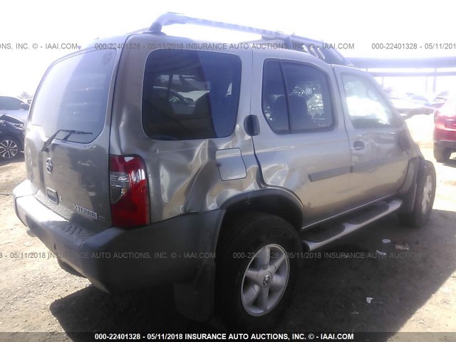 5N1ED28T14C669205 - 2004 NISSAN XTERRA XE/SE BROWN photo 4