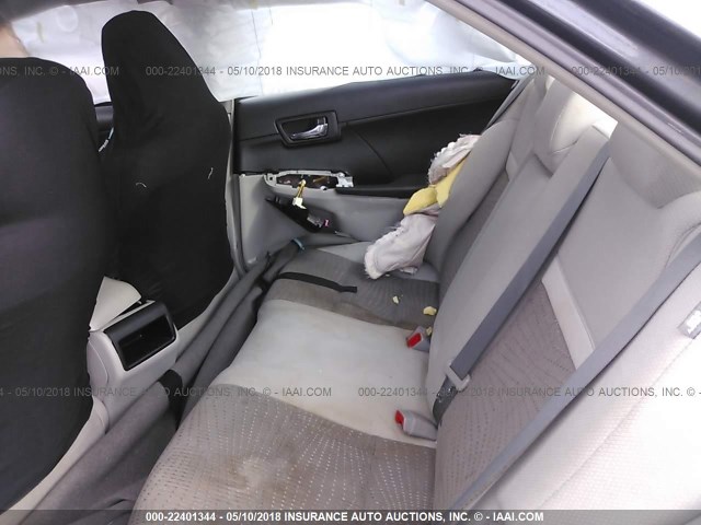 4T1BD1FK6CU028387 - 2012 TOYOTA CAMRY HYBRID/LE/XLE 灰色 照片 8