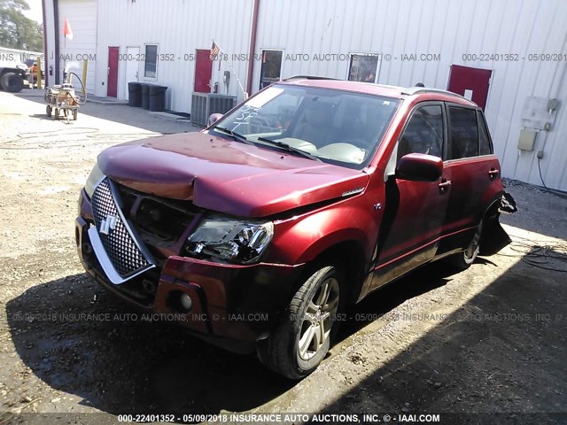 JS3TD947X64103958 - 2006 SUZUKI GRAND VITARA LUXURY MAROON photo 2