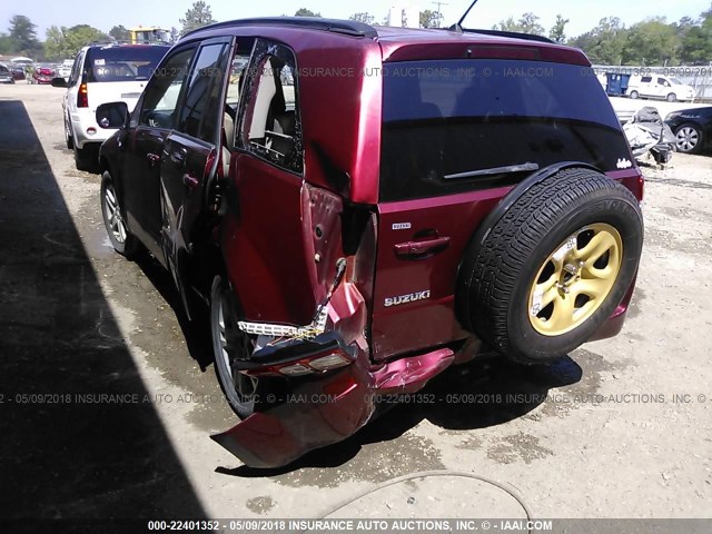 JS3TD947X64103958 - 2006 SUZUKI GRAND VITARA LUXURY MAROON photo 6